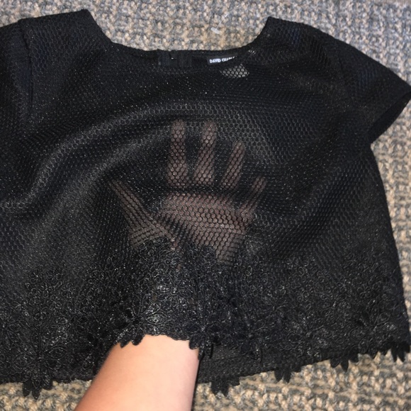 Black mesh t-shirt - Picture 2 of 3